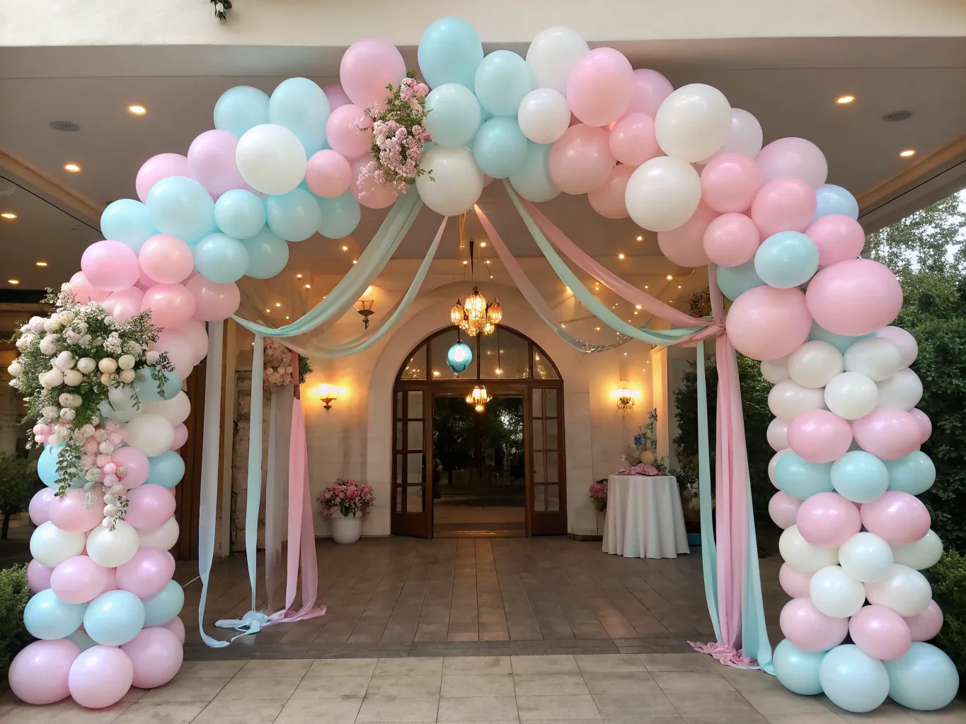 Bryllupsballondekoration